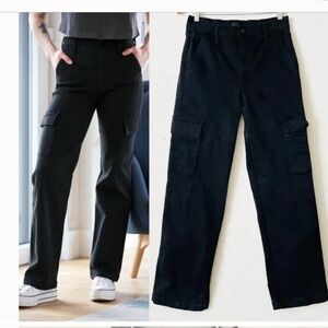 NWT 🖤 MOTHER Straight Up Rambler Cargo Jean